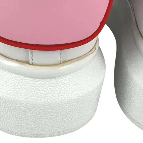 Alexander McQueen | Women's Pelles Gomma Sneaker | White, Pink & Red | Size 38 - Picture 8 of 9